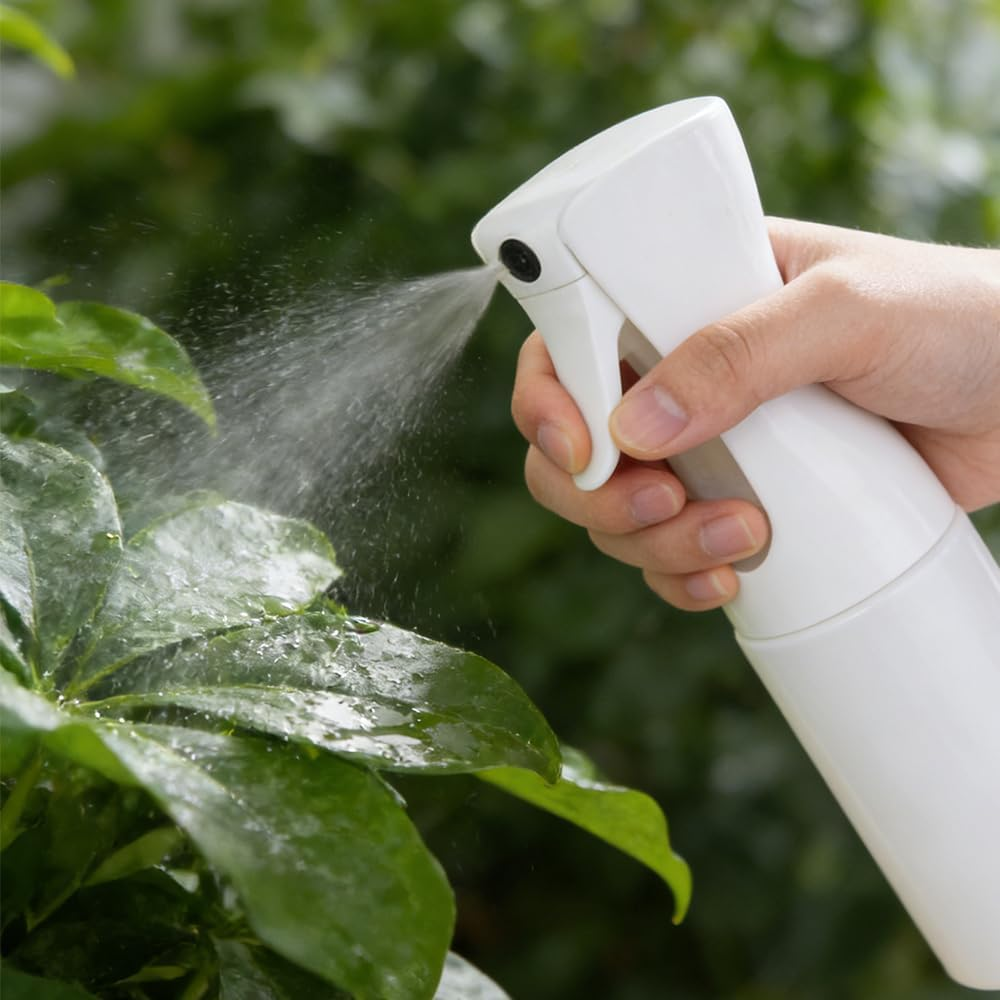 Spray Bottle, 6.8 Fl Oz (200 Ml), White, Continuous Mist, Spray, Watering, Home, Gardening, Cleaning, Pets image number 1