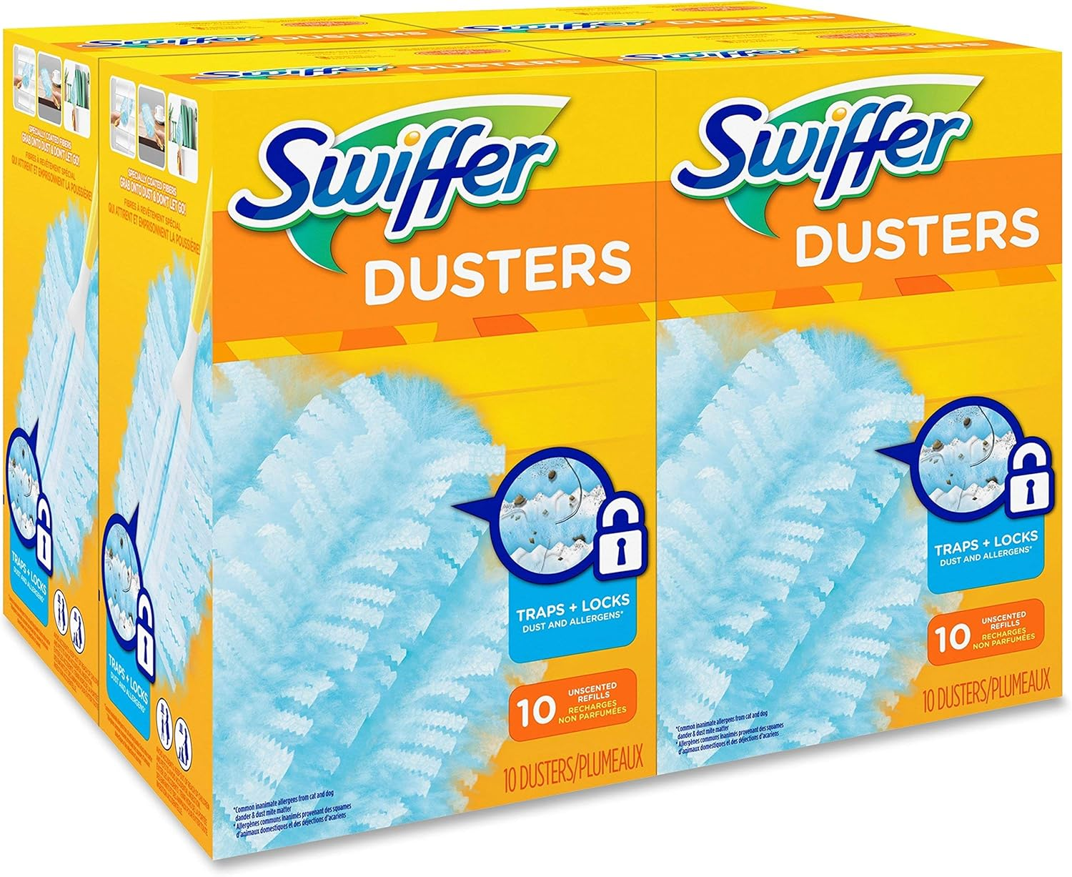 Swiffer Unscented 180 Dusters Refills Only, 10 Count per Pack - 4 per Case. image number 4
