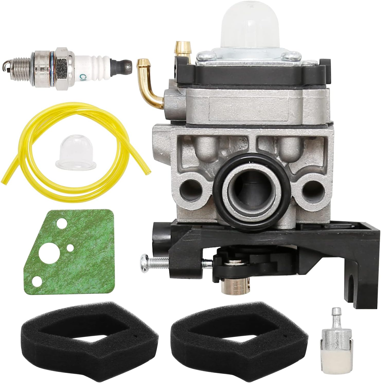 SYOWADA 16100-Z0H-825 Carburetor Carb with Primer Bulb and Fuel Line Replacement for Honda GX25 GX35 Engine image number 6