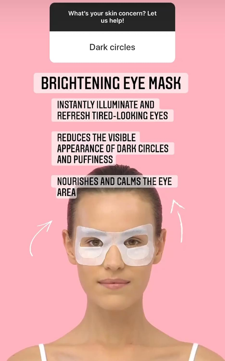 Skin Republic Vitamin C Brightening Eye Mask. Proven to Reduce Dark Circles. Made in Korea. (3 Pairs of Eye Masks). image number 1