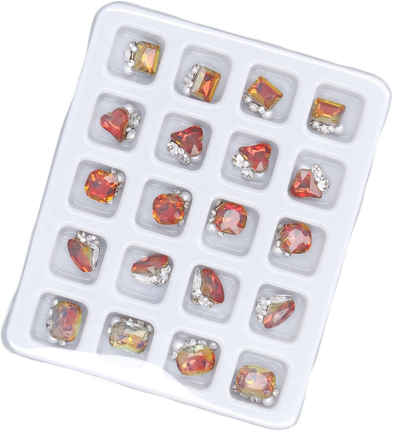 Crystal Rhinestone Nail Art Accessories Shiny Decor Set for Beauty Salon (04)