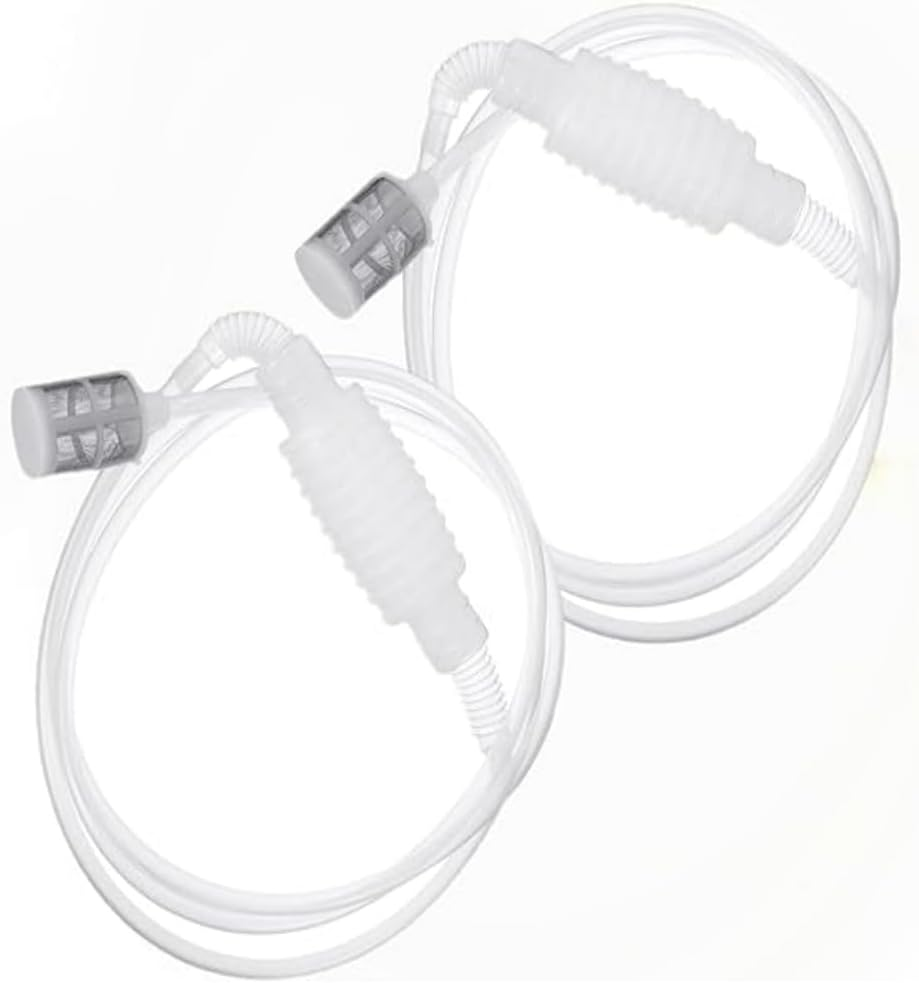 Jindizi 2Pcs X 2Metres Hand Syphon Pump with Filter Trap Home Brew Beer Siphon Filter Soft Pipe Hose for Transferring Wine Beer image number 5