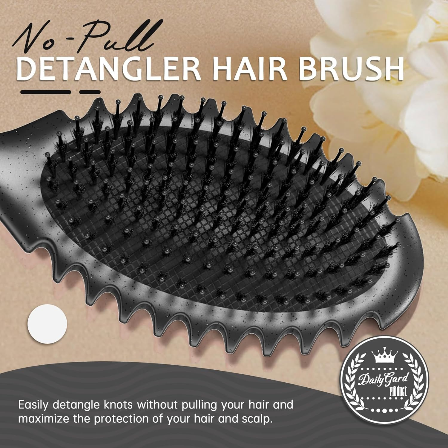 Qaestuan Curl Hair Brush, Curl Define Styling Brush, Hair Brush for Detangling for Women, Hair Brush without Pulling for Curls & Long Hair, Curl Detangler Brush for Men and Women image number 4