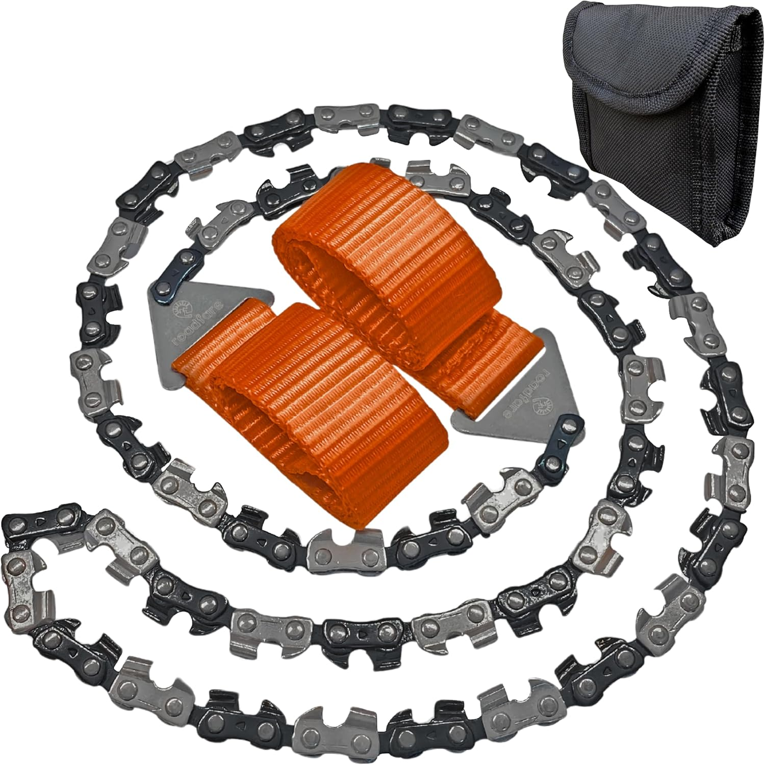 Pocket Chainsaw - 36 Inch Manual Hand Chain Saw - Pocket Saw with 48 Bidirectional Teeth - Camping Saw Survival Saw for Fast Easy Cutting - Wire Saw - Rope Saw - Cable Saw - Backpacking Gear Camp Saw image number 5