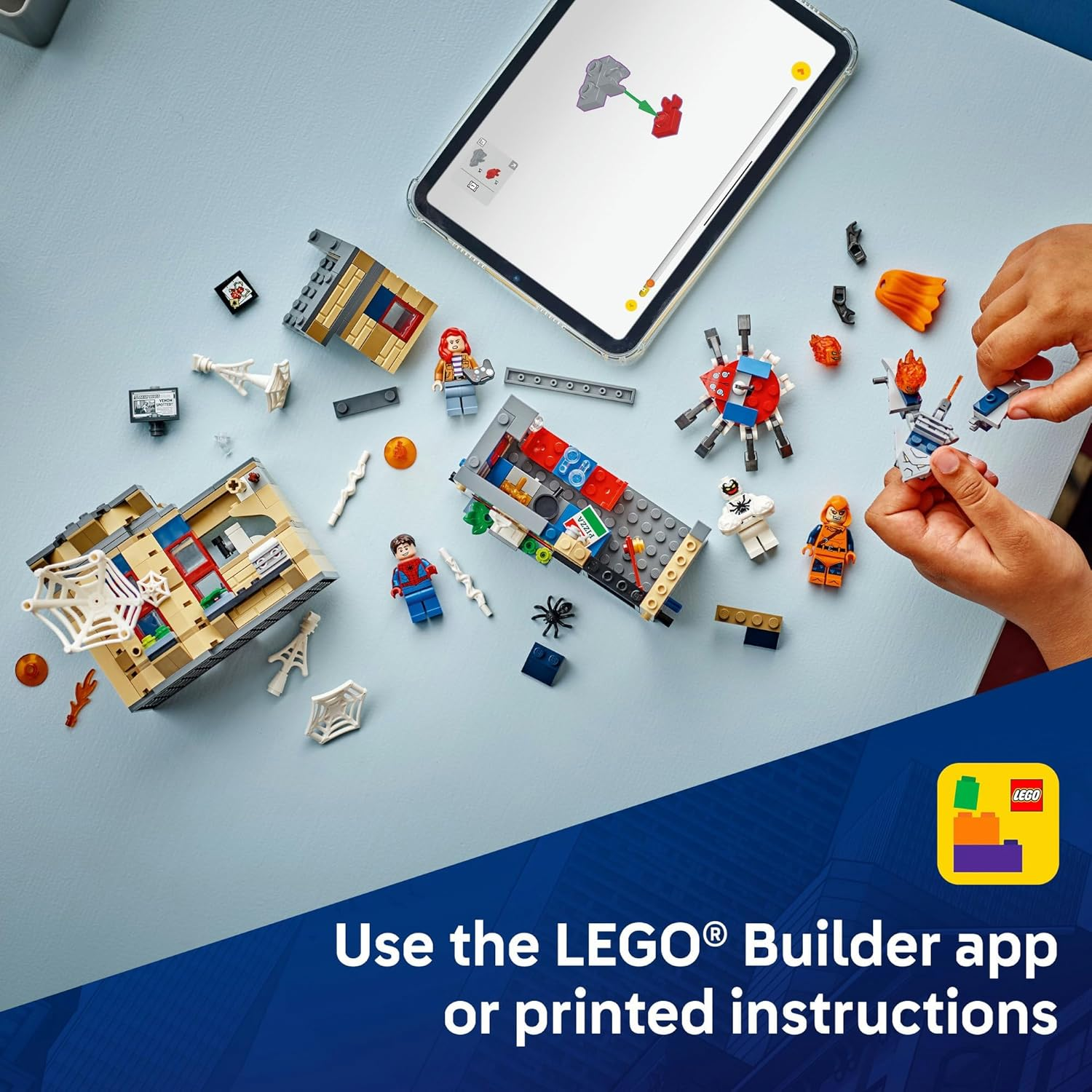 LEGO&reg; Marvel Peter Parker&rsquo;S Apartment 76317 Super Hero Building Toy with Minifigures, Spider-Man and Hobgoblin Battle, Collectible Toy for Kids, Present for Boys and Girls Aged 8 and Over image number 6