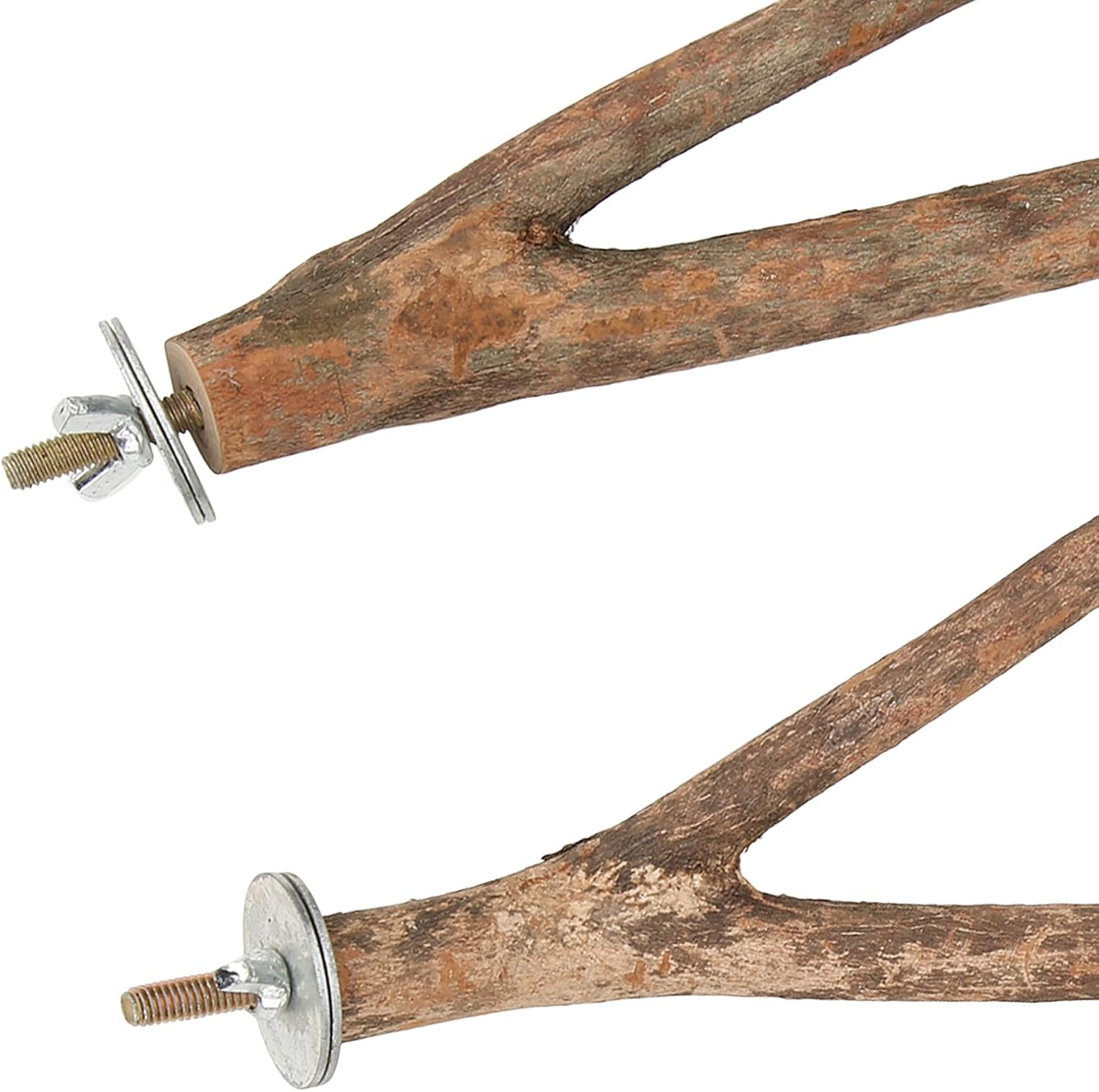 SYMY Bird Perch Stand Set Inherent Wooden Cage Perch Stand for Parrots to Stand Climb and Play image number 6