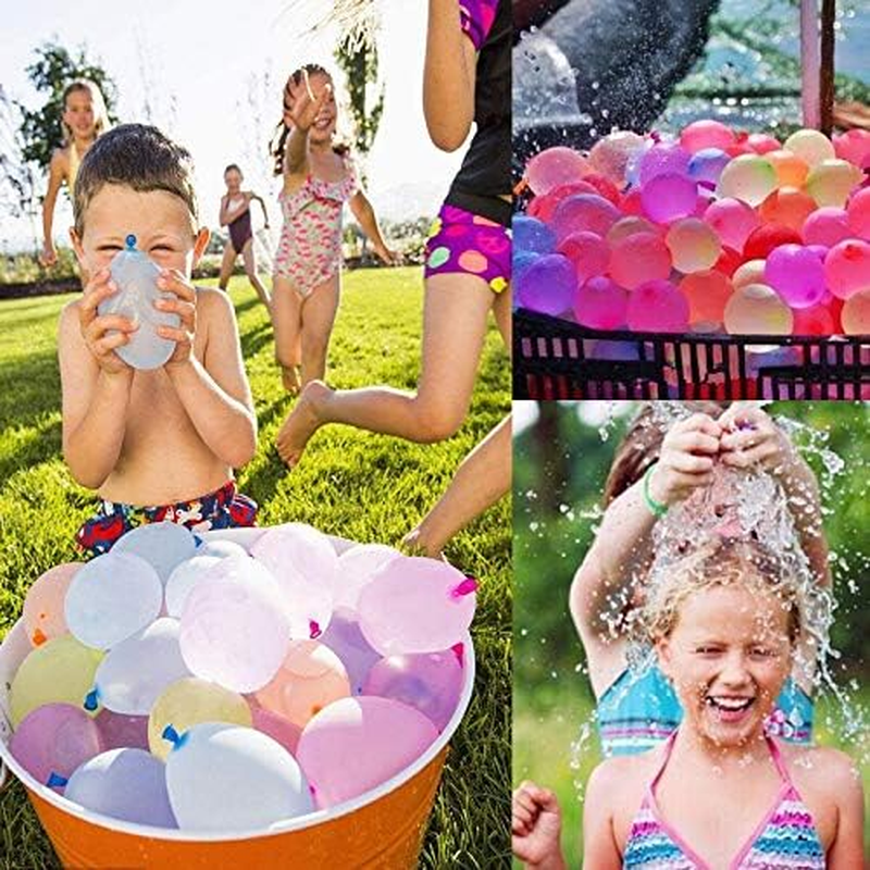 200 Water Balloons Multicolour Biodegradable Latex Bombs for Summer Garden Fight Games, Splash Fun for Kids & Adults image number 6