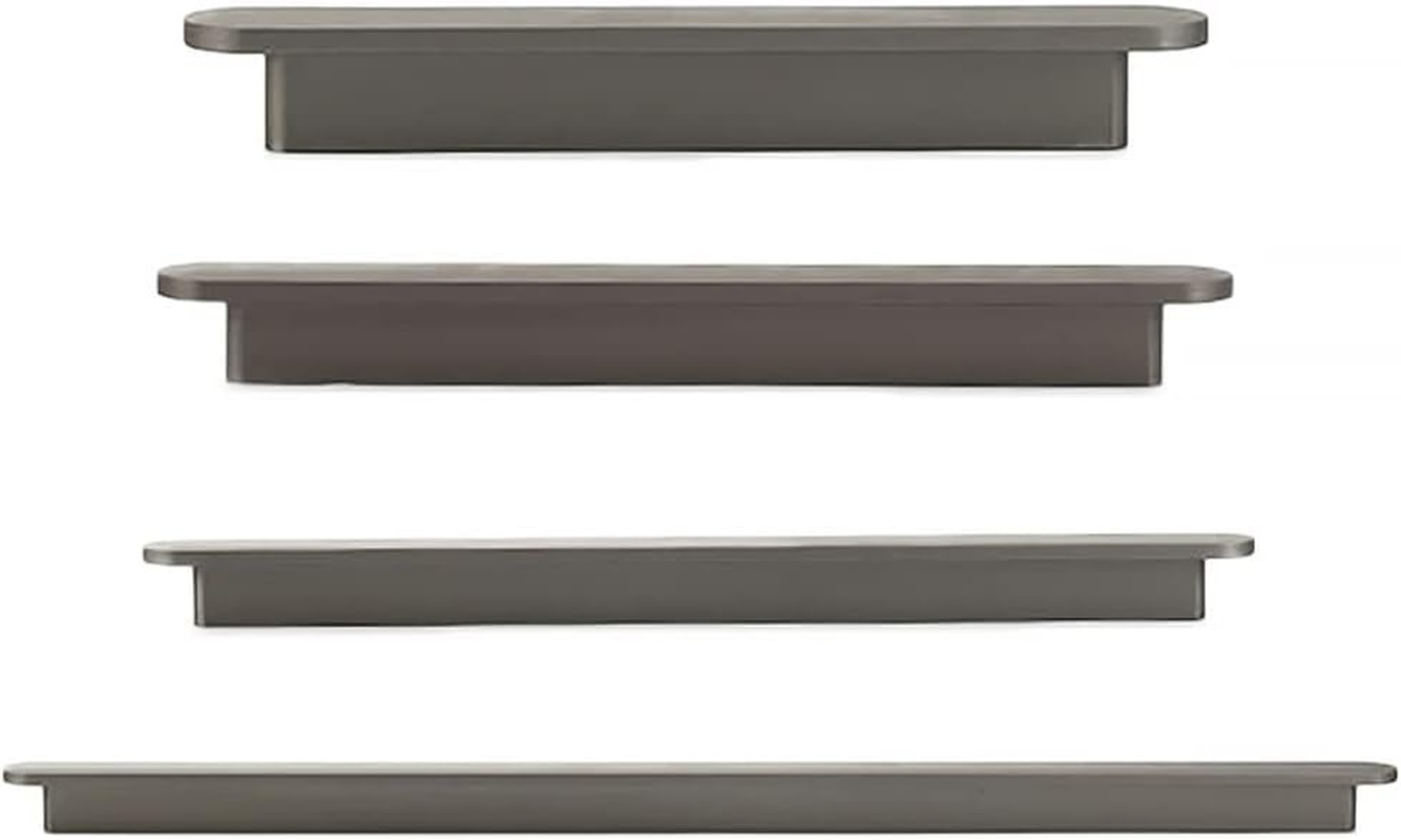 Door Handles, 4Pcs Vintage Cabinet Handles, 128Mm Antique Bow Drawer Pulls, Furniture Door Pull Handles for Kitchen Cabinet, Dressers, Cupboard, Door, Wooden Gates (Gold)