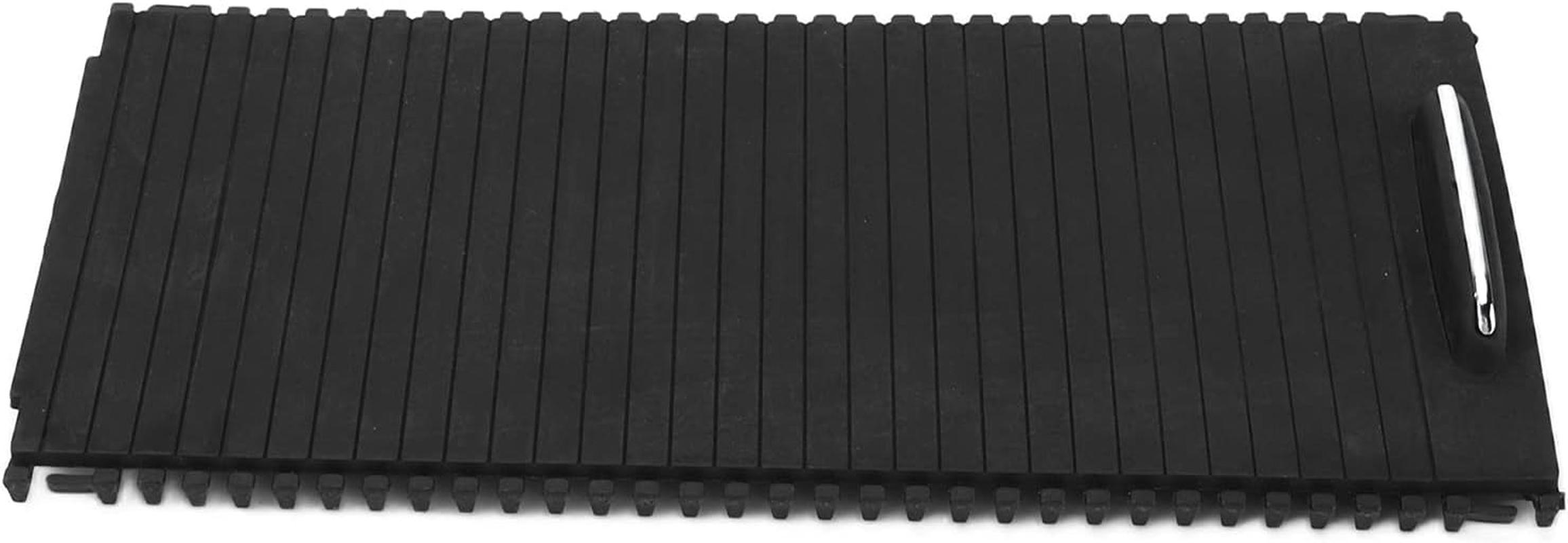 W204 W212 Centre Console Cup Holder Cover, Slide Roller Design, Black - Beige image number 2