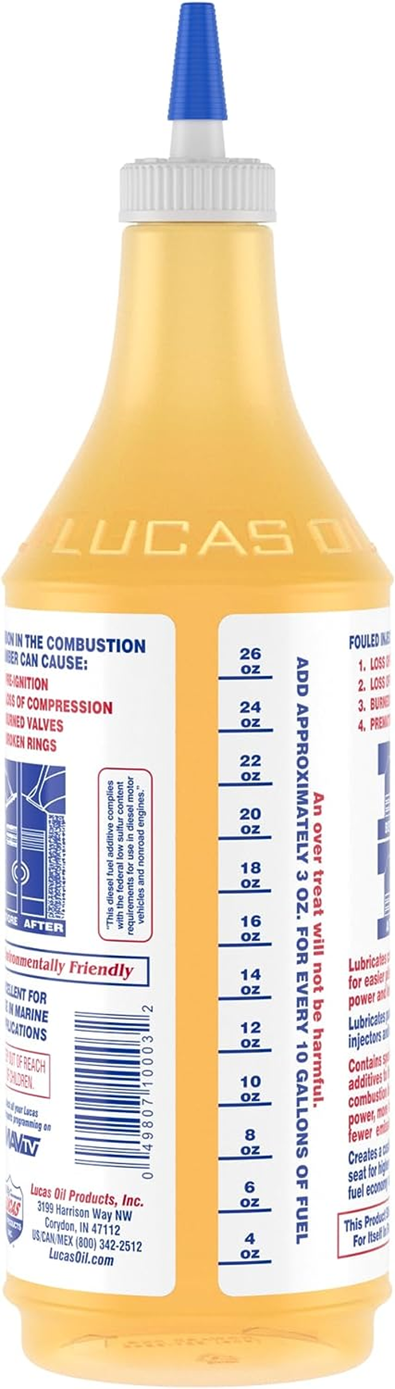 Lucas Fuel Treatment, 12X1, Quart image number 2