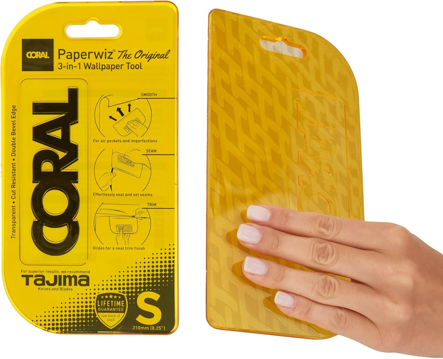 Coral 69500 Paperwiz 3-In-1 Wallpaper Tool, the Original, Yellow image number 4