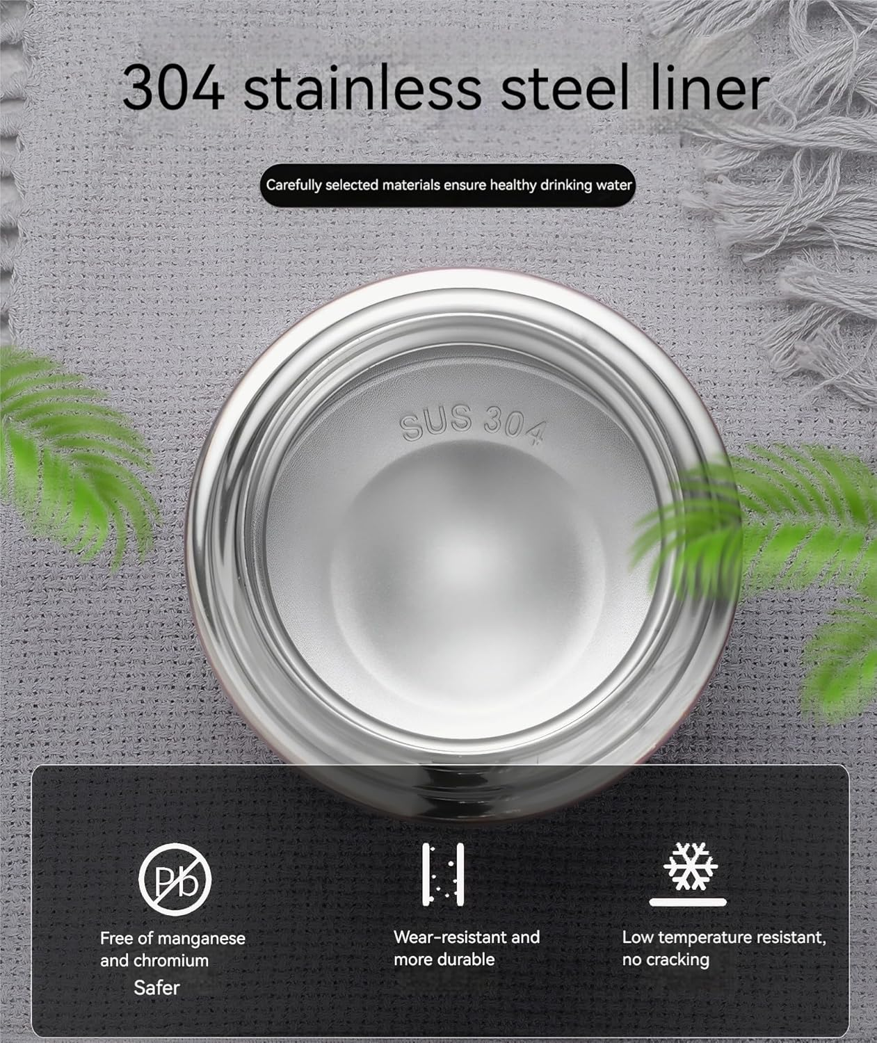 Meichoon Vacuum Insulated Food Jar Bowl 35 Oz（1000Ml) for Cooking Stainless Steel Interior Leak Proof Soup Food Storage Container, BM02 Blue image number 2