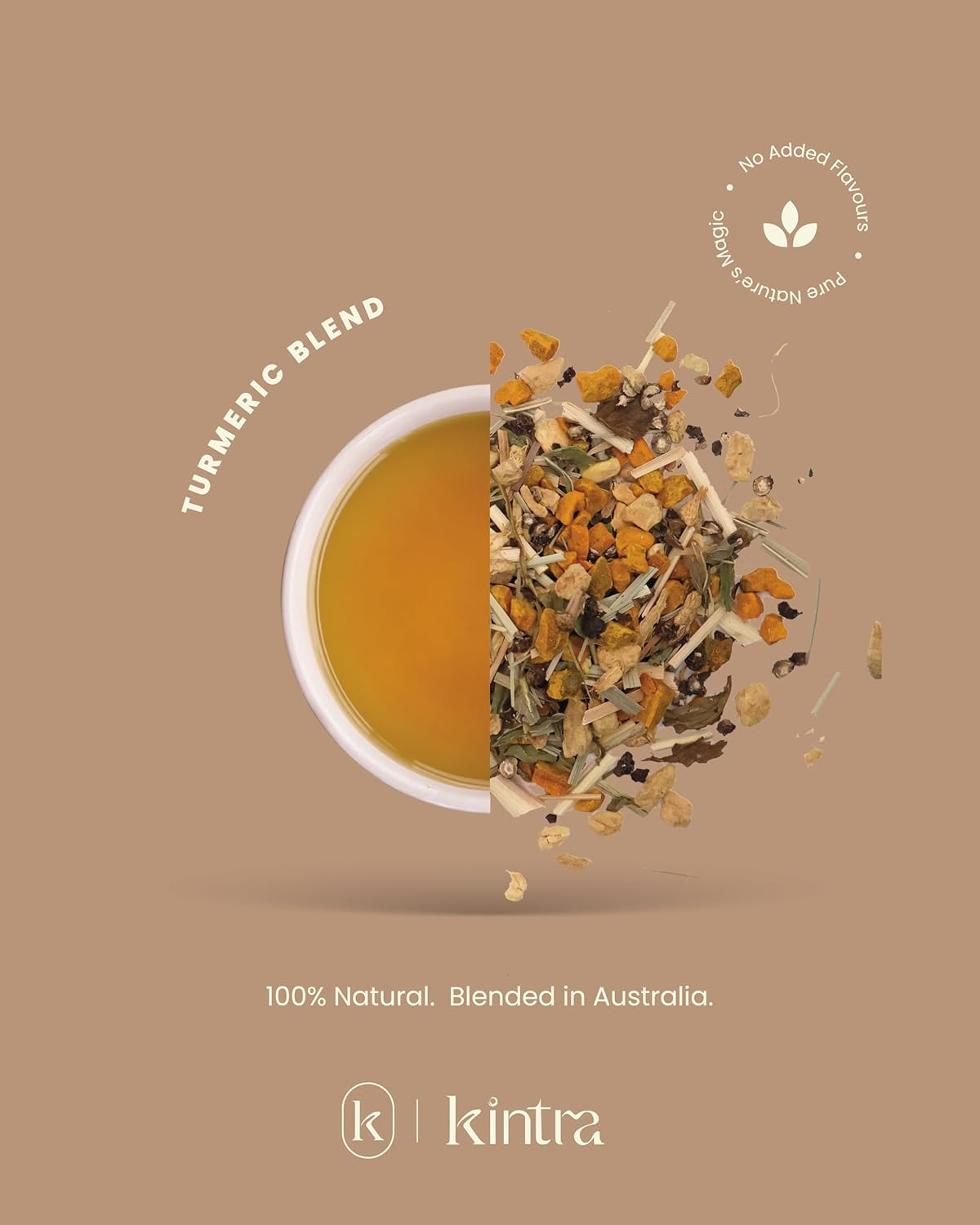 Kintra Foods Turmeric Blend Super Food Herbal Tea 25 Teabags, 50 G image number 5