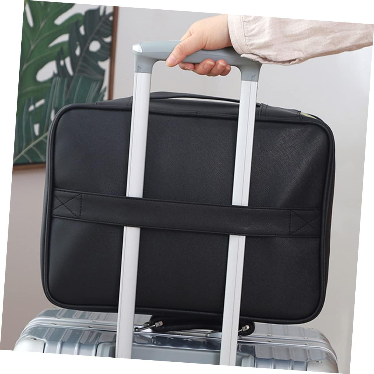 TOGEVAL Fireproof Waterproof File Bag Document Bag for Office Travel School Large Capacity Storage Organizer image number 5