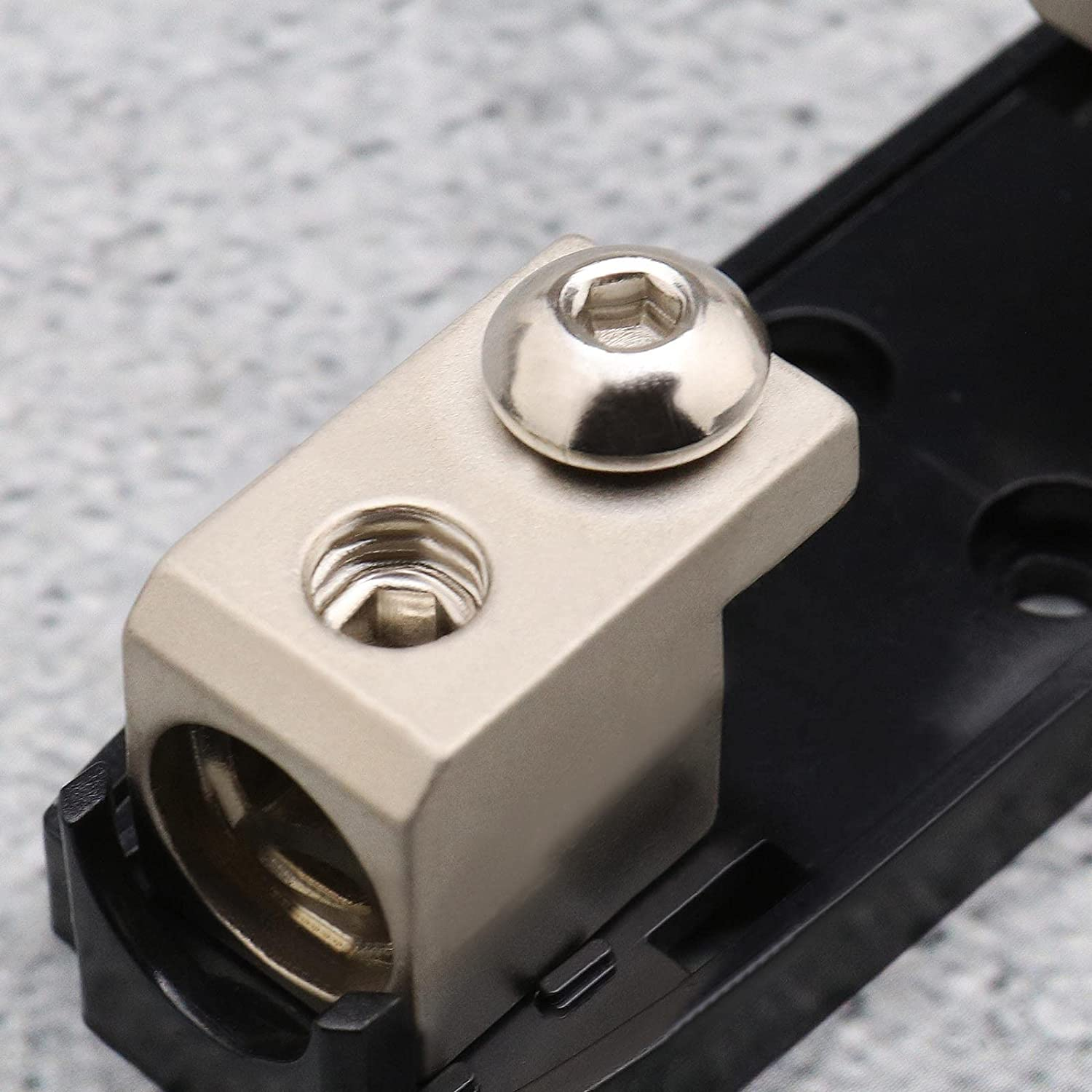 SING F LTD 2PCS Mini ANL Fuse Box Holder Fuse Base Block for Electronic Electrical Power Charging Car Audio RV Audio Modification 150A 32VDC image number 2