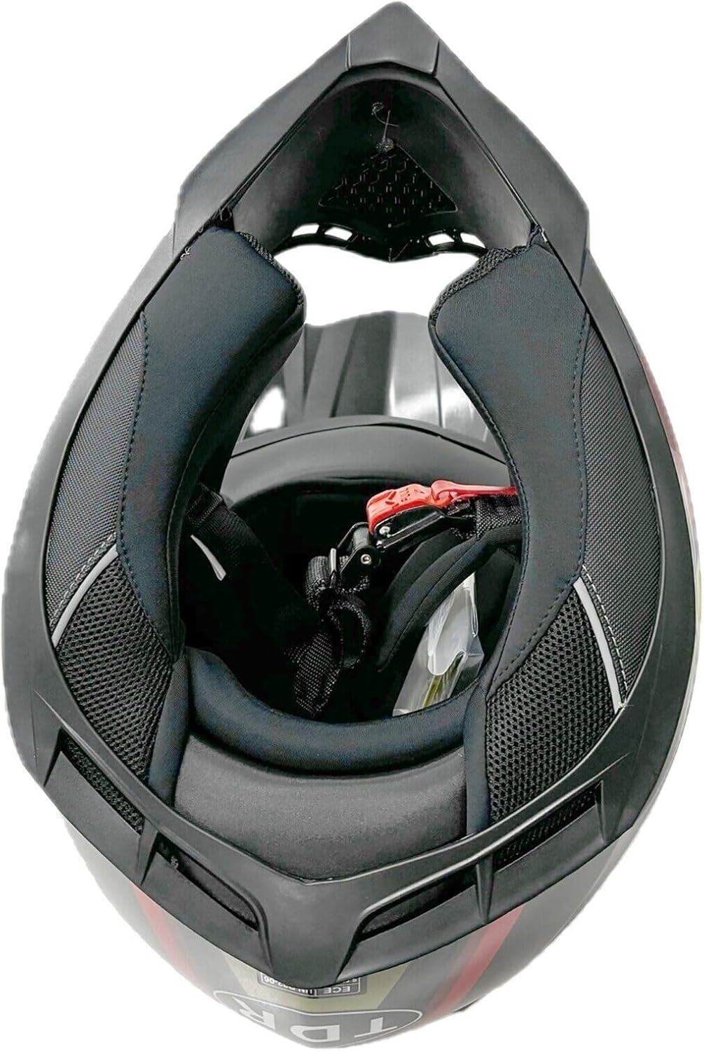 Red Graffiti MX off Road Motocross Motorcycle Adult Helmet ECE22.05 Australia Approved Standard - X-Large