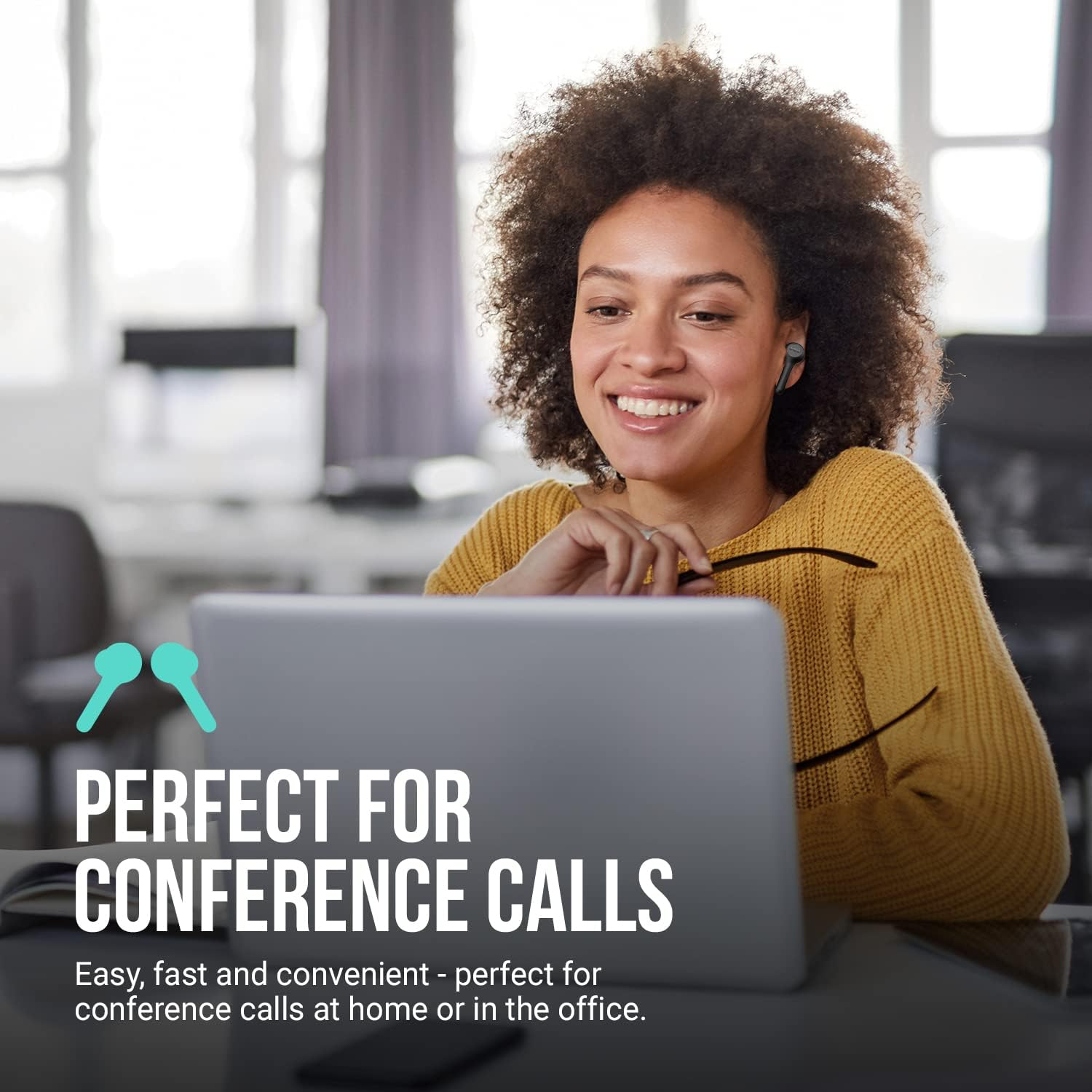 Jam Audio Xec Wireless Earbud - Black HX-EP625-BK-WW image number 2