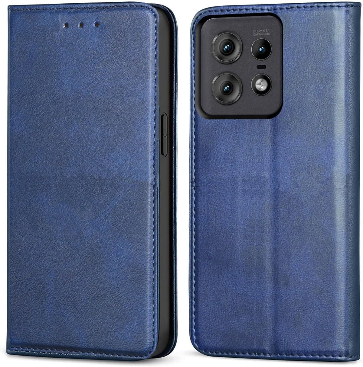 FORZARMOR for Motorola Moto G15 4G (6.72 Inch) Case Wallet Cover PU Leather Pockets Shockproof Magnetic Flip Card Holder (For Moto G15 4G, Blue) image number 1