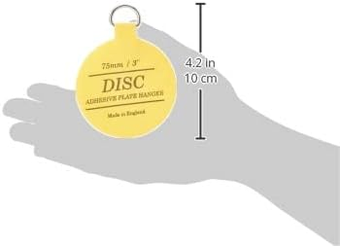 Disc 14226 75Mm Adhesive Plate Hanger, Yellow image number 3