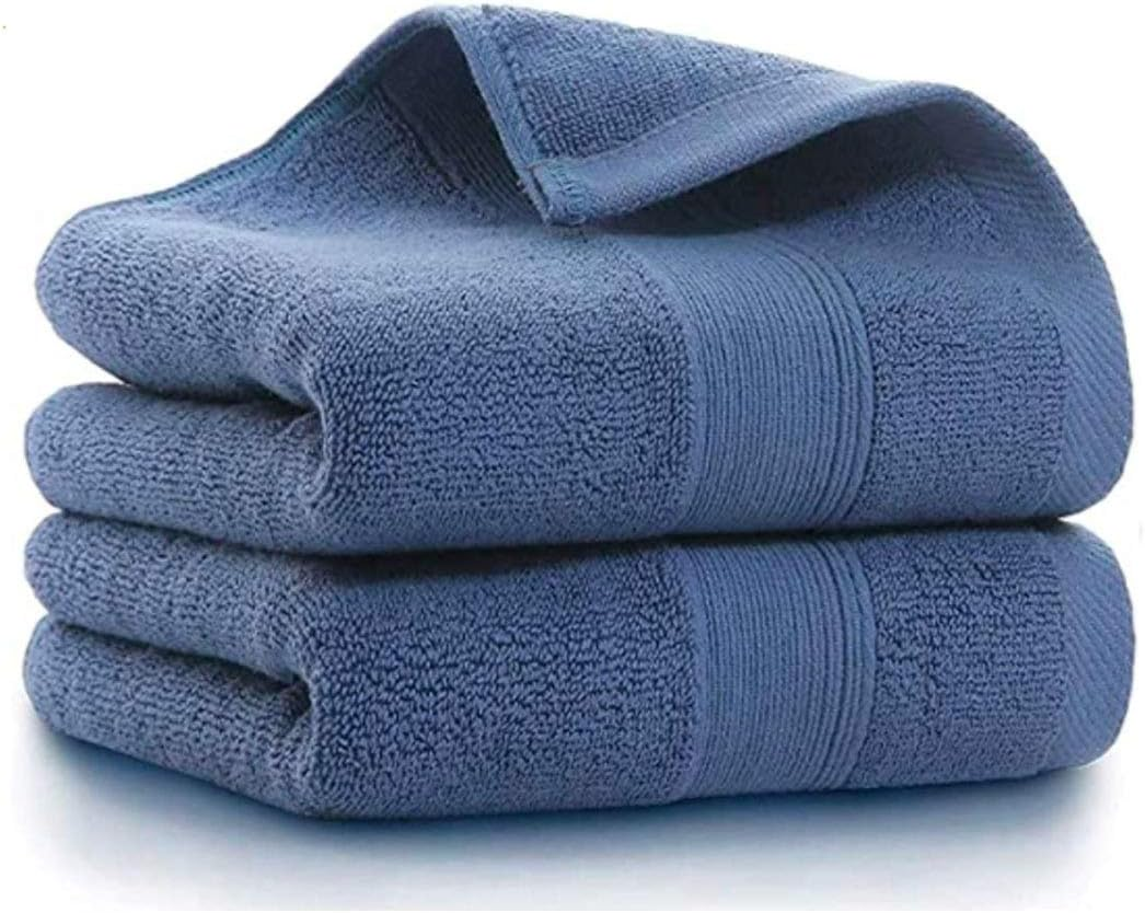 Bathroom Hand Towels 2 Set,Cotton Hand Towel for Bath, Hand, Face, Kitchen, Super Soft, Highly Absorbent, Machine Washable, Size 14" X 30" (Blue)&hellip;