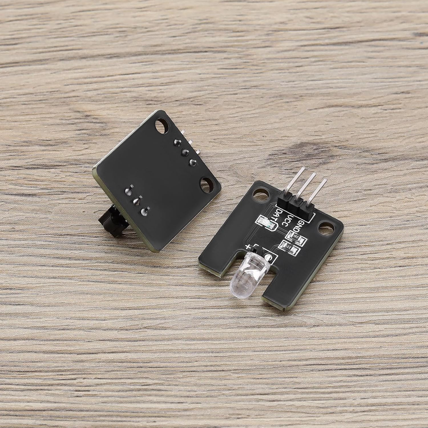 Be in Your Mind 5 Sets 5V Digital 38Khz IR Receiver Sensor Module with IR Transmitter Sensor Module Kit Compatible with 51/AVR/ARM Platforms