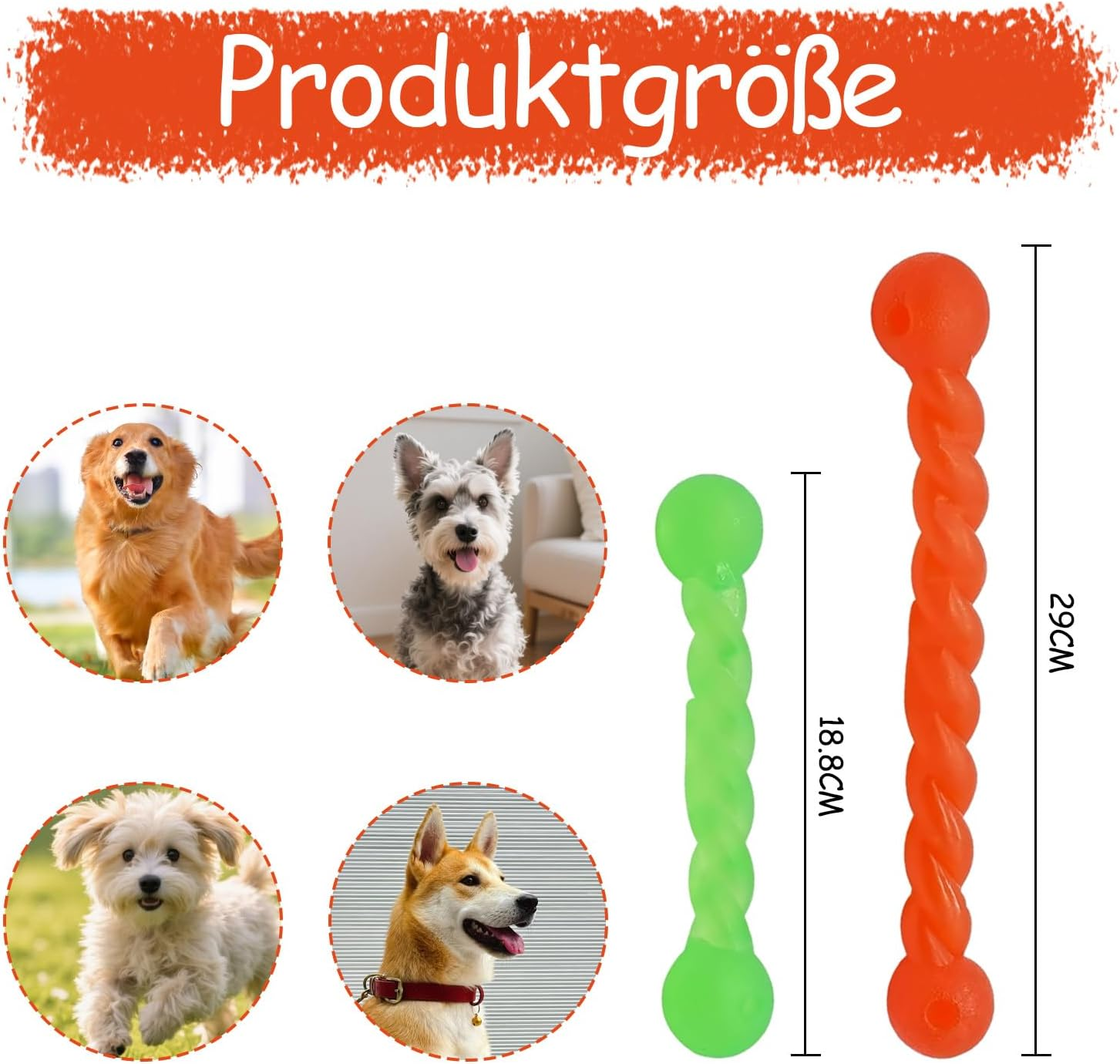 MOAZIFI Chew Toy Dog Throw Toy