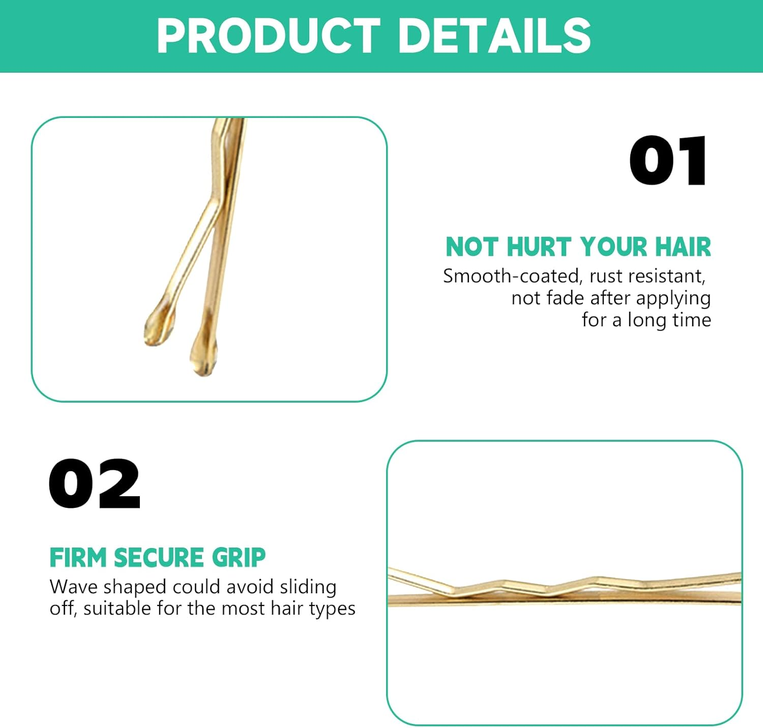 Xlihdzum Mini Bobby Pins Blonde - with Cute Case, 200 Pcs 3.51Cm(1.38 In), Premium Gold Hair Pins for Kids, Girls and Women, Great for All Hair Types, Perfect Hair Pins for Women Styling Needs image number 2