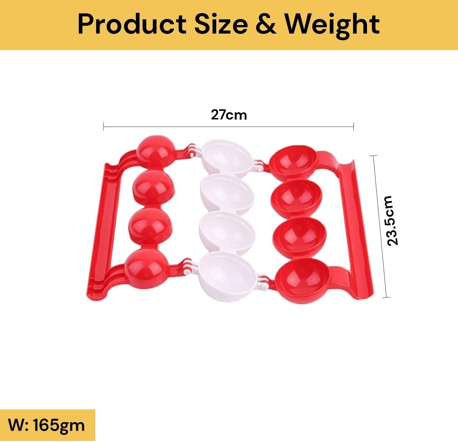 EZONEDEAL Meatball Maker Homemade Stuffed Meat Ball Maker Fishballs Burger Maker Mold, Home Household Kitchen Cooking Tool Practical Kitchen Supplies Christmas DIY Cooking Tools - Meatball Molds image number 5