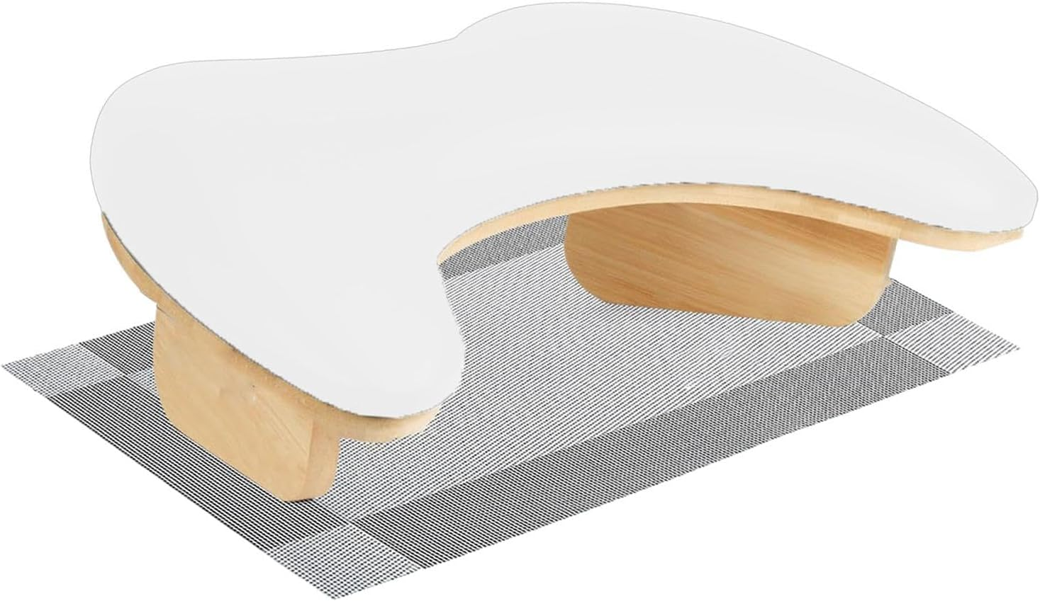 Garende Nail Arm Rest Sturdy Professional Hand Rest Pillow Accessories for Salon Manicurist Home, White - White image number 2