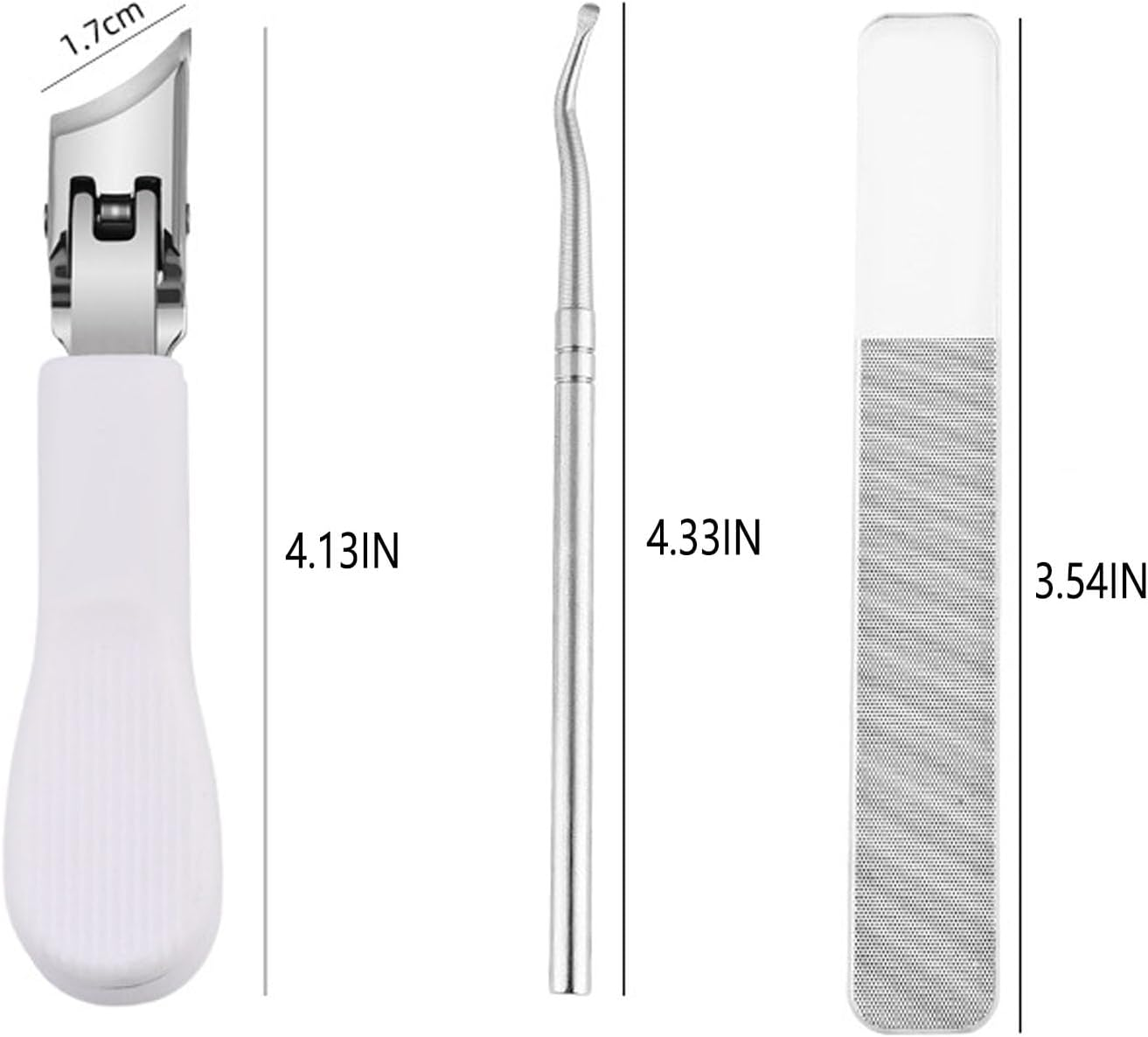 Super Sharp Oblique Nail Clippers, Sets of Eagle Beak Beveled Nail Clippers, Oblique Ingrown Toenail Clippers, Wide Jaw Opening Anti-Splash Slanted Nail Clipper (Orange) - Orange image number 4