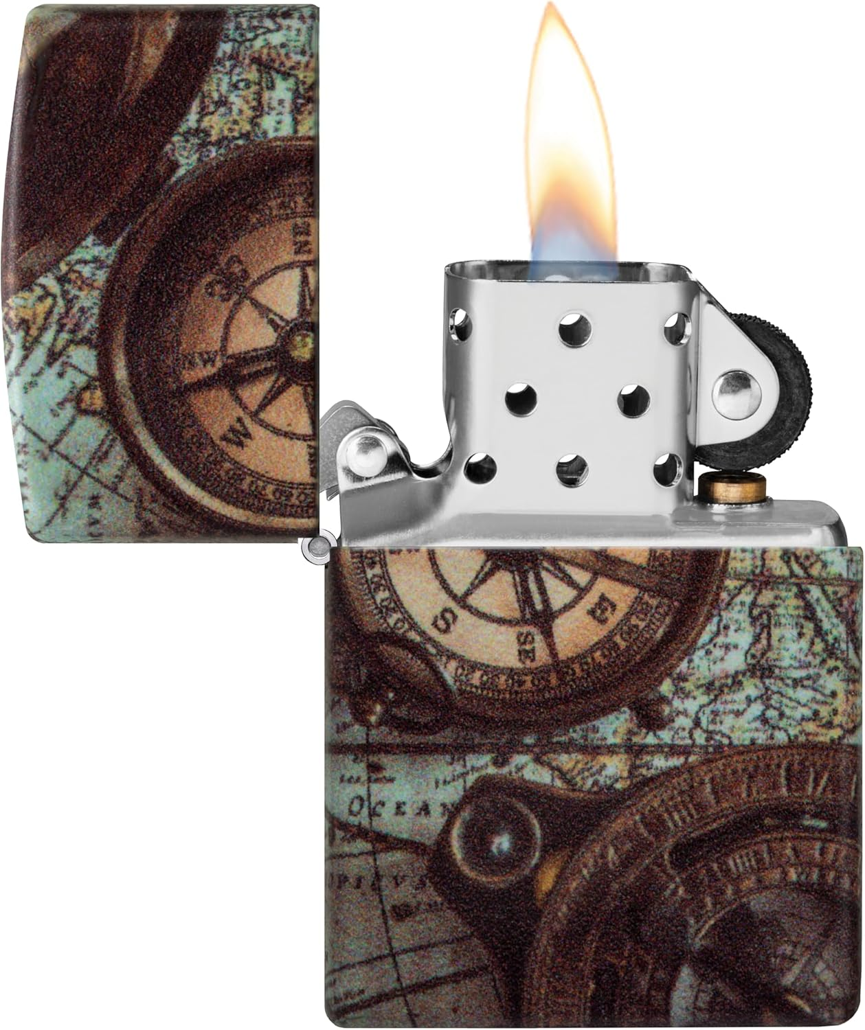 Zippo Compass Design Windproof Lighter, 540 Colour image number 6