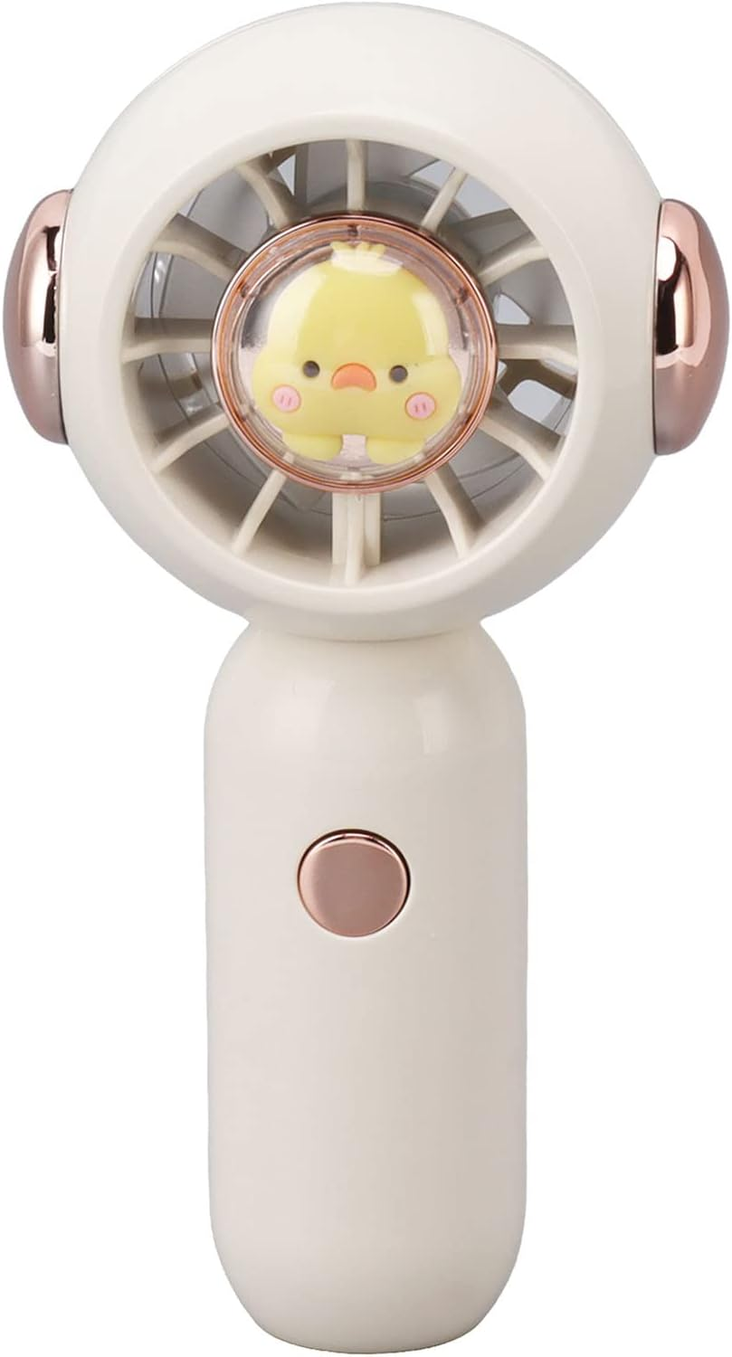 Portable Handheld Fan - Personal Cooling Fan with Adjustable Speed, Compact Electric Design, USB Charging, for Indoor & Outdoor Use