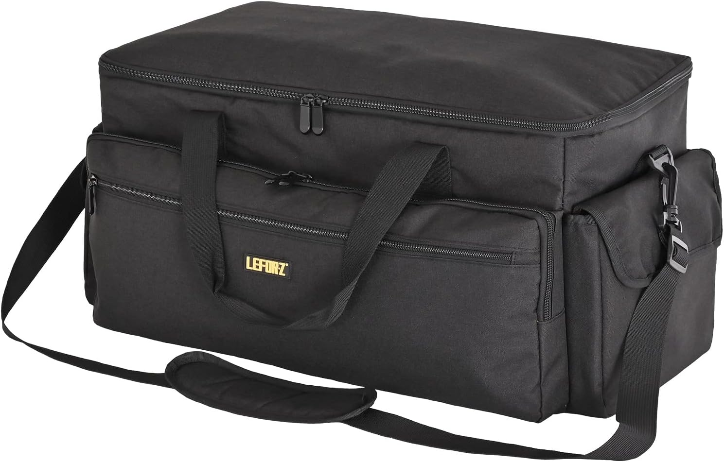 Large DJ Equipment Gig Bag Cable File Organizer Bag with Detachable Dividers and Padded Bottom,Travel Music Bag for Professional DJ Gear,Sound Equipment, Musical Instrument and Accessories image number 4