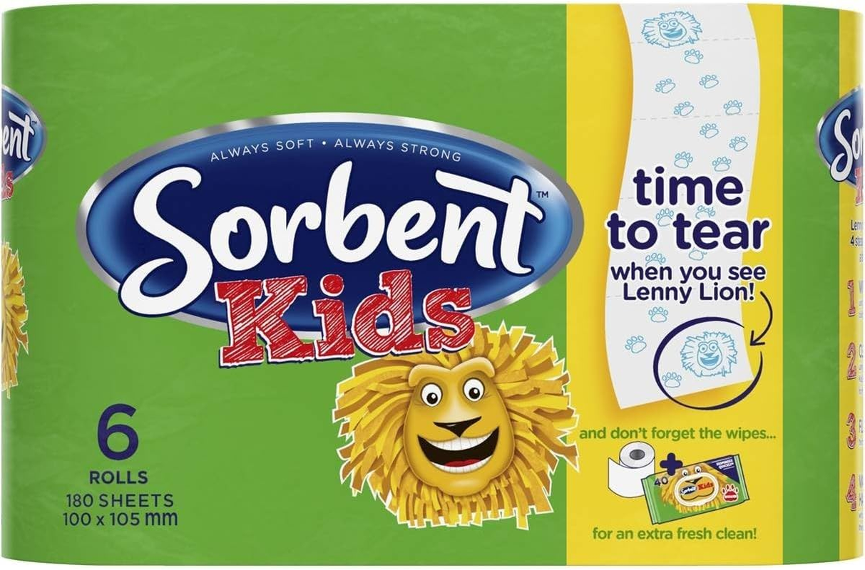 Sorbent Kid'S Toilet Paper (Pack of 6) image number 4