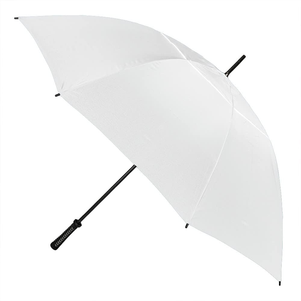 Clifton Monsoon Extra Large Vented Wedding Golf Umbrella, White image number 2