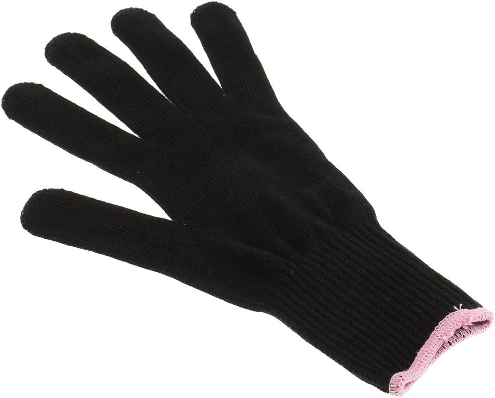 3Pcs Heat Resistant Gloves Curling/Straightening Hair Anti-Scalding Hand Cotton Gloves for Curler, Flat Iron and Curling image number 5