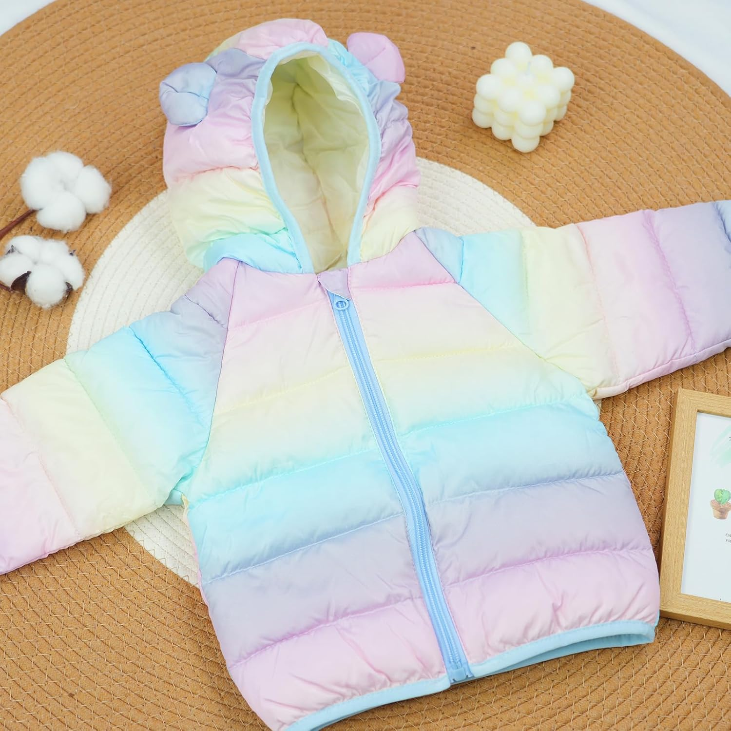 Baby Coat Toddler Baby Girls Coat Winter Warm Hooded Jacket Windproof Thick Clothing for 1-5Years image number 4