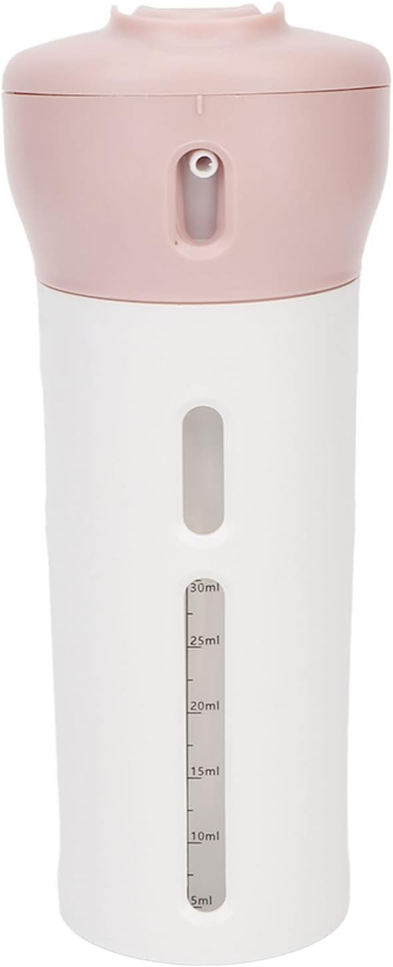 Travel Container, 4 in 1 Travel Dispenser Transparent Safe Leakproof 40Ml Portable Refillable with Sticker for Shampoo for Conditioner (Pink) image number 2