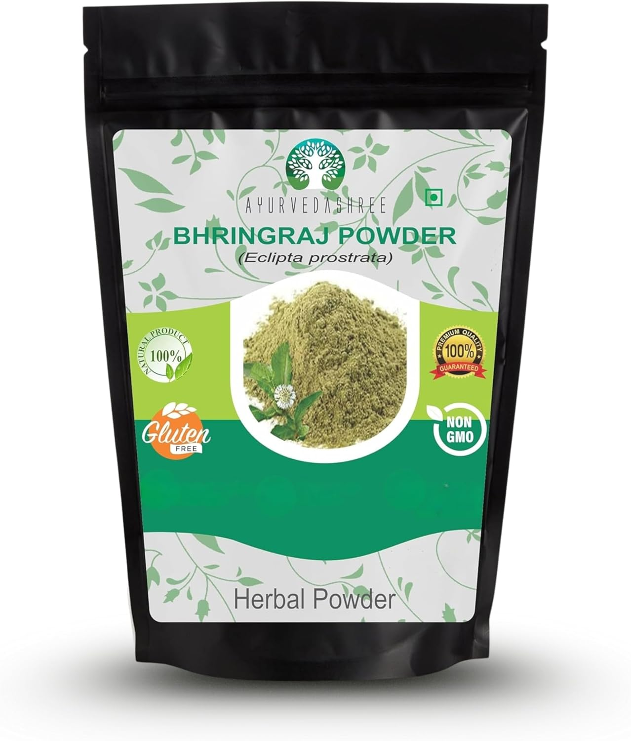 Bhringraj Powder 200 Gm I Bhringaraj Eclipta Alba Powder Promotes Healthy Hair Growth image number 4