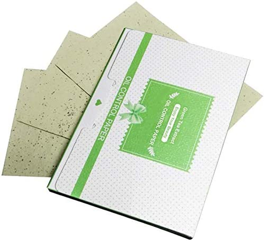 200 Sheets Oil Blotting Paper, Bamboo Charcoal and Green Tea Facial Oil Absorbing Sheets, Top Handy Portable Oil Absorbing Tissues for Skin Care or Make Up(2 Pack) image number 5