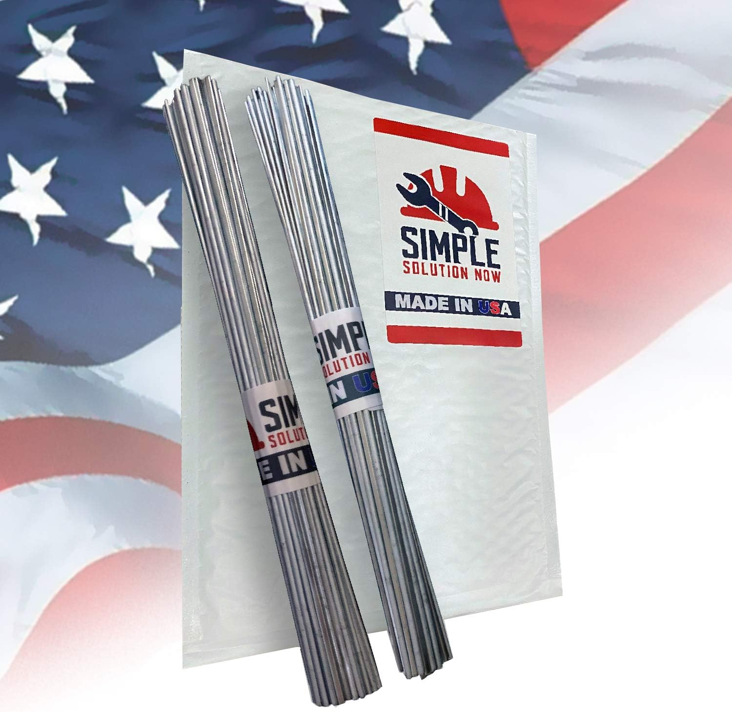 Simple Welding Rods USA - Made from Simple Solution Now - Aluminum Brazing/Welding Rods - Make Your Repair Stronger than the Parent Metal Every Time - 20 Rods image number 3