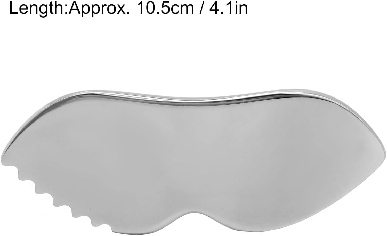 Gua Sha Facial Tool, Stainless Steel Massage Board with Comb Edge, Smoother Surface Gua Sha Tool for Body Care, Anti-Aging, Wrinkle Prevention, and Lymphatic Drainage image number 4
