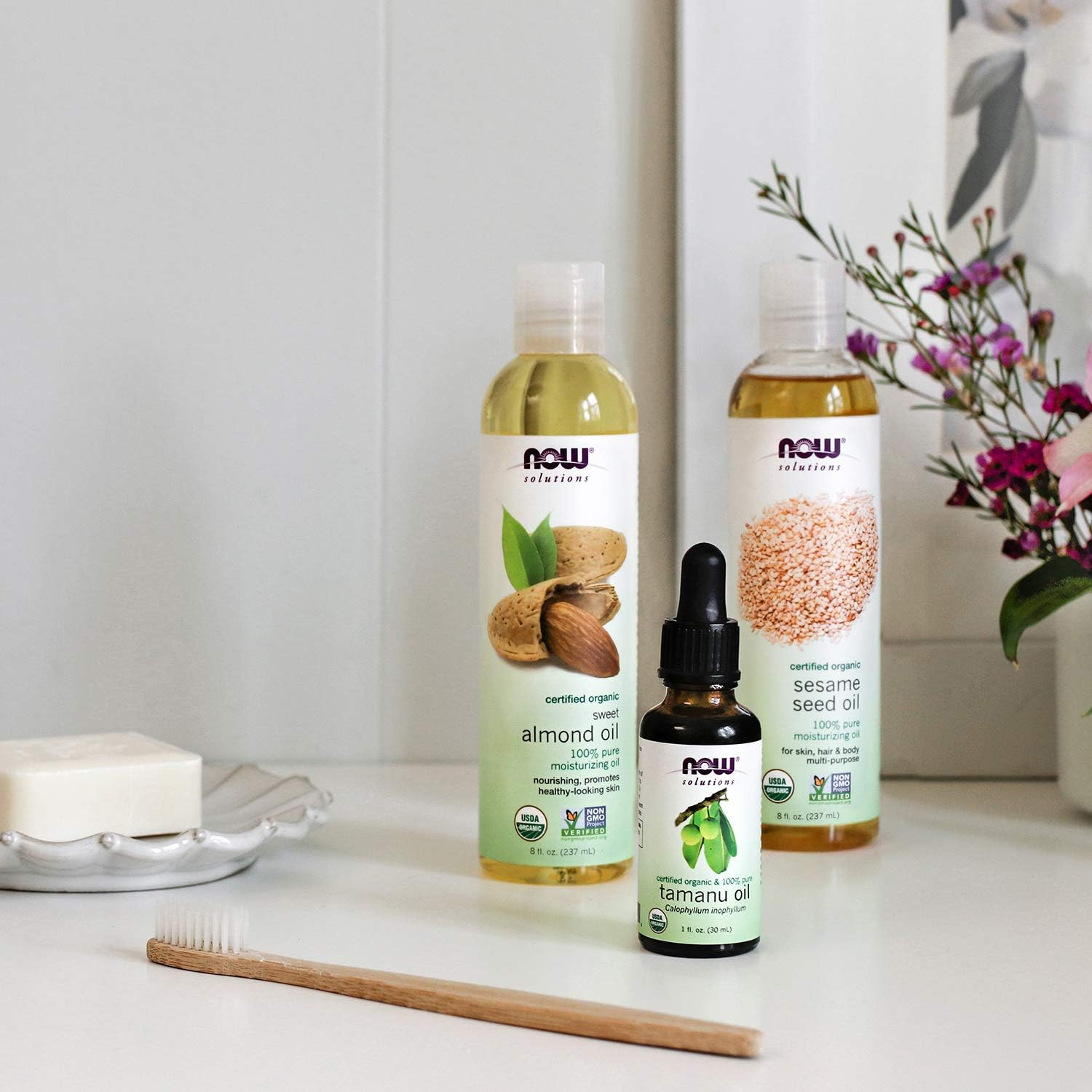 NOW Organic Sesame Seed Oil,8-Ounce image number 2