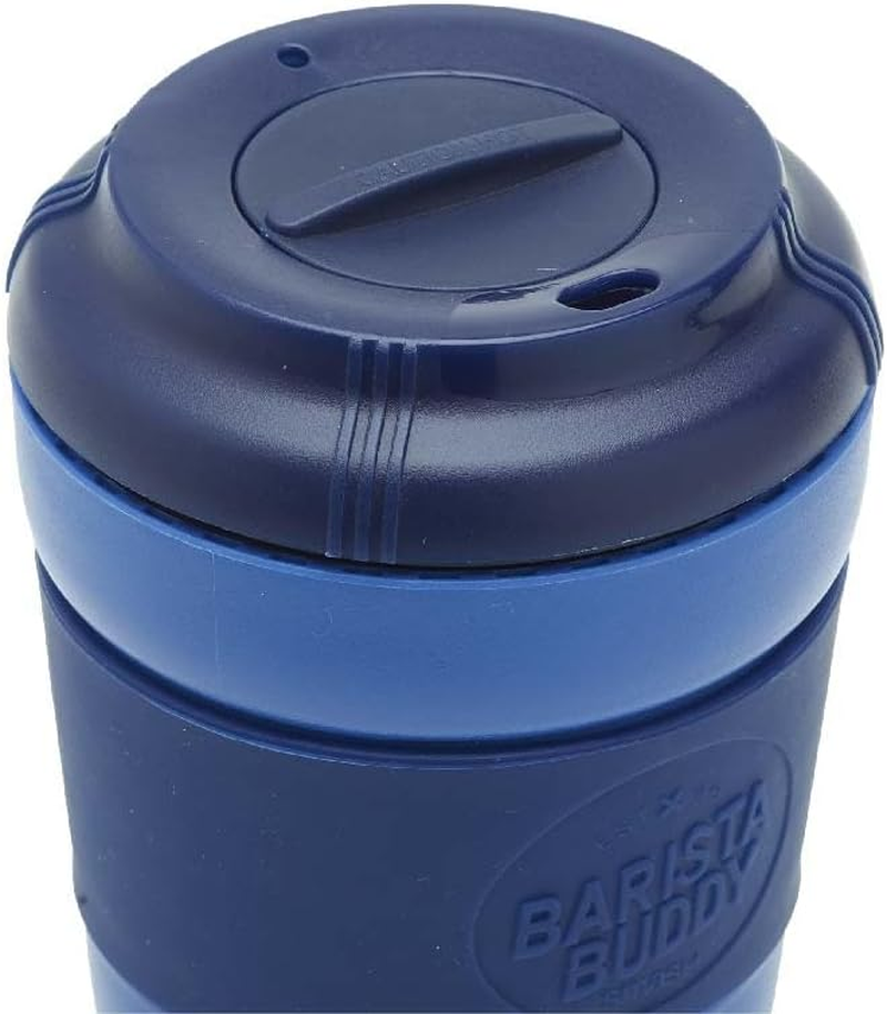 Smash Barista Buddy Reusable Coffee Cup 390Ml Blue - Grey image number 2