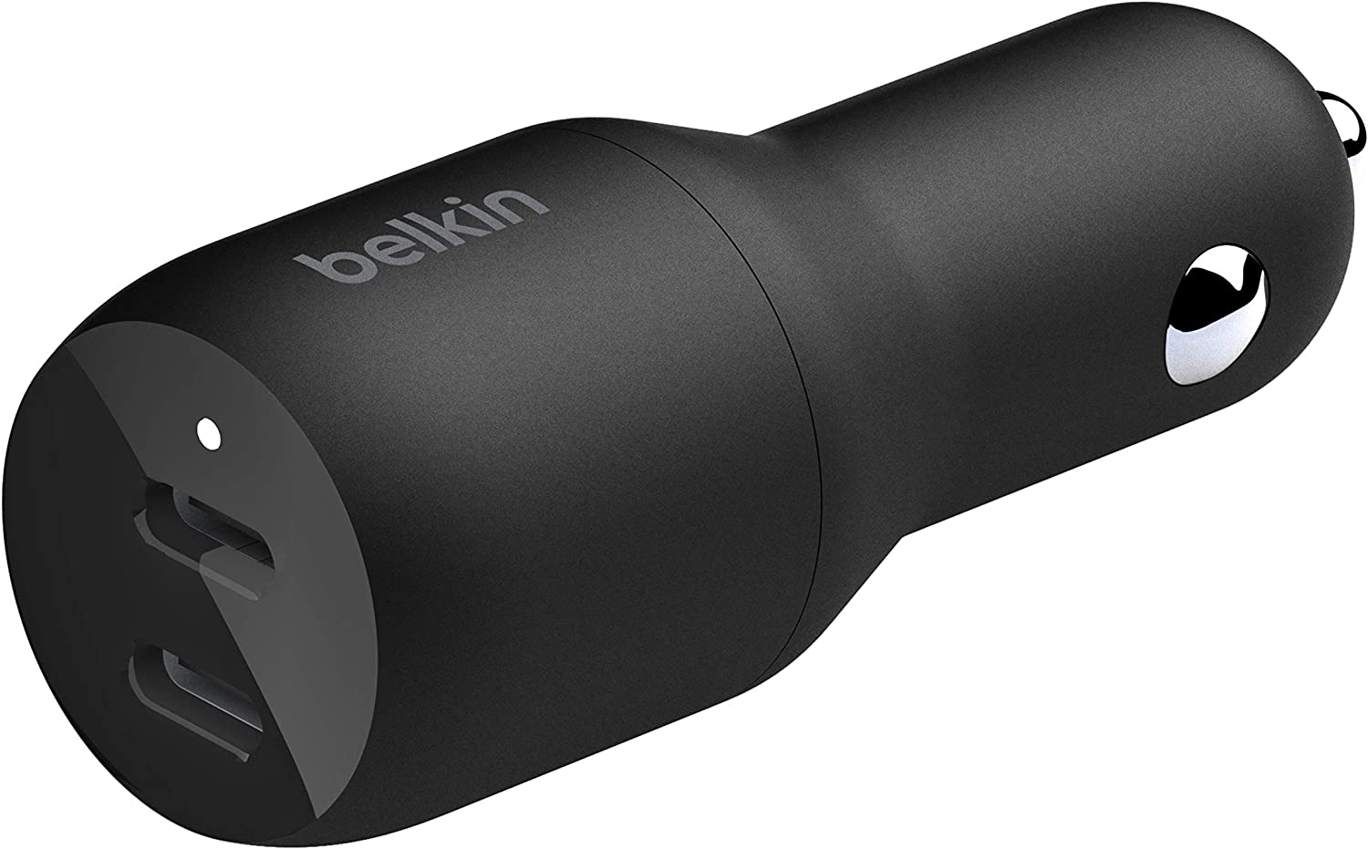 Belkin 36-Watt Dual-Usb Car Charger - Power Delivery 2 18W USB-C Ports with PPS Charging Apple Iphone 14, 14 Pro, 14 Pro Max, Iphone 13, 13 Pro, 13 Pro Max Samsung Galaxy, Airpods - USB-C Charger image number 2