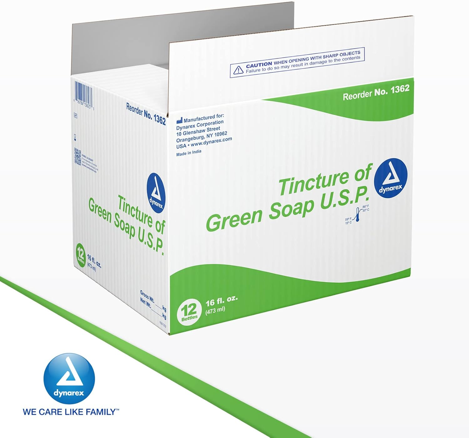 Dynarex Green Soap, 16 Ounce (Pack of 12) image number 4