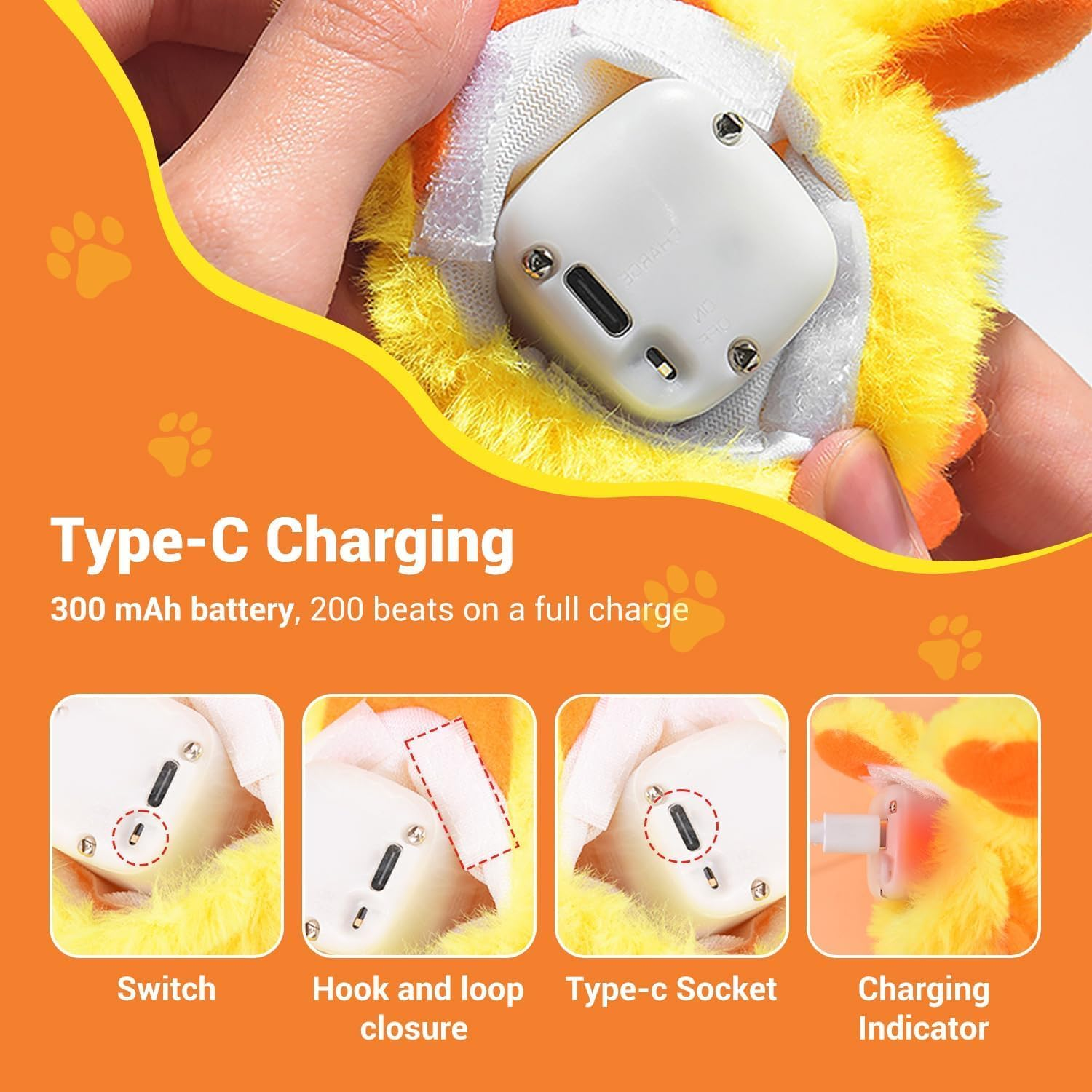 Interactive Cat Toys, Three Different Game Modes, with Simulated Duck Quack Sound, Electric Cat Toy, Realistic Plush Duck USB Charging Washable for Indoor Cats image number 1