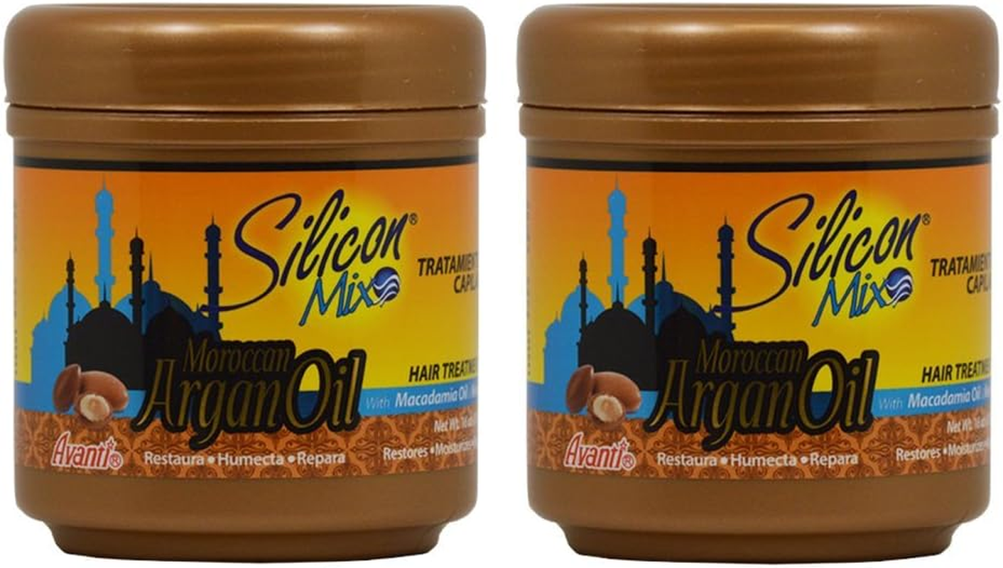 Silicon Mix Moroccan Argan Oil Hair Treatment 470Ml"Pack of 5.1Cm image number 1