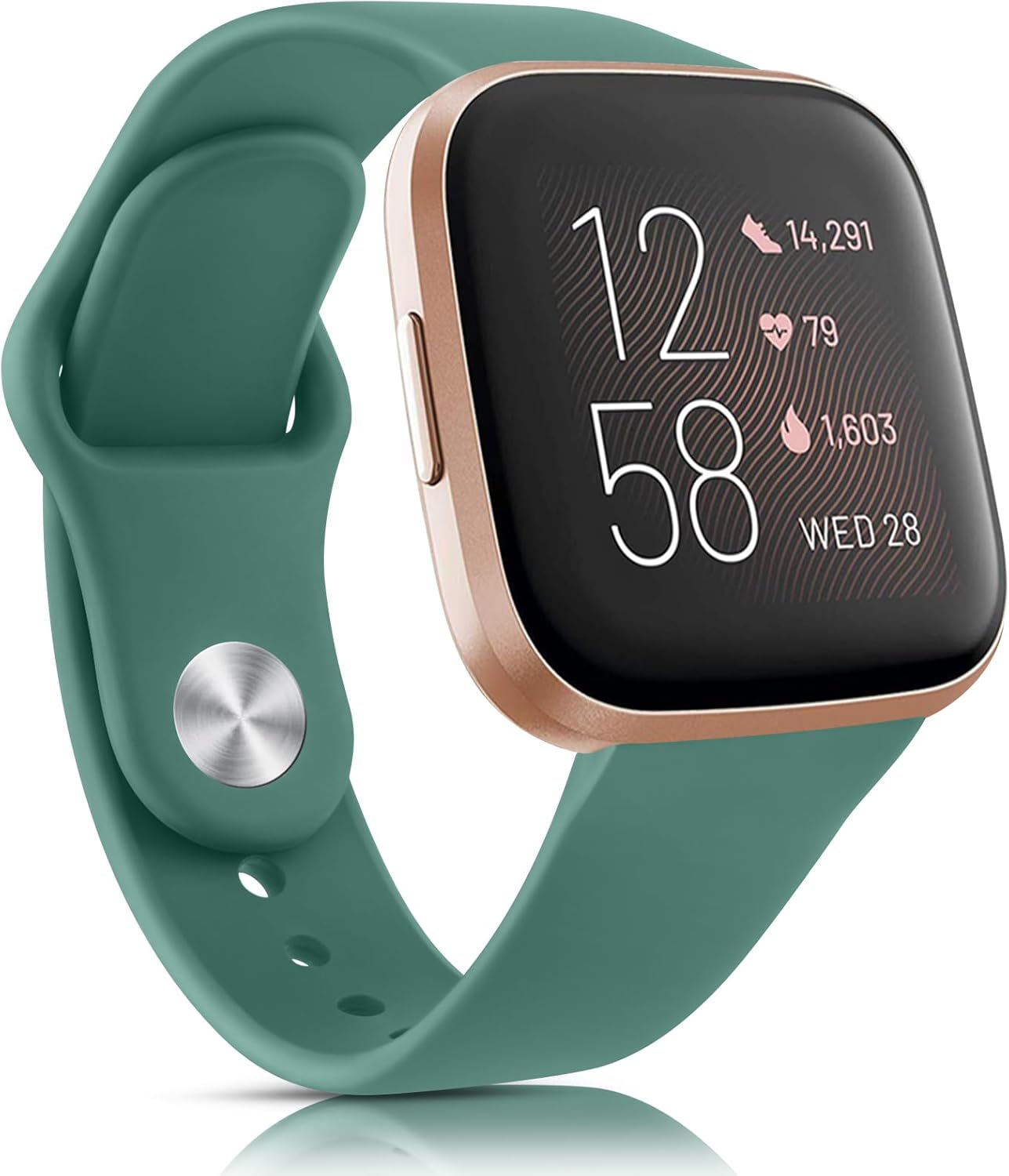 Sport Band for Fitbit Versa 2 / Fitbit Vesra Bands Women Men, Soft Silicone Sport Straps Replacement Wristbands Compatible with Fitbit Versa 2 / Fitbit Versa/Versa Lite/Versa SE Smart Watch