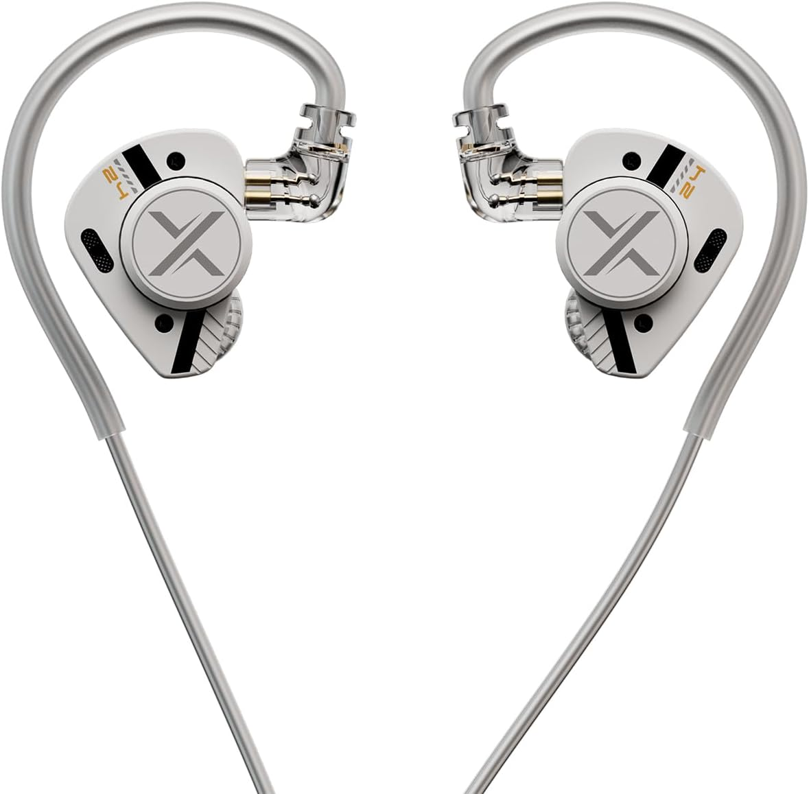 Ooopusx Op.24 2DD+4BA Hybird In-Ear Headphones Hifi Wired Monitors Earbuds with One Dial (3.5Mm No Mic) image number 5